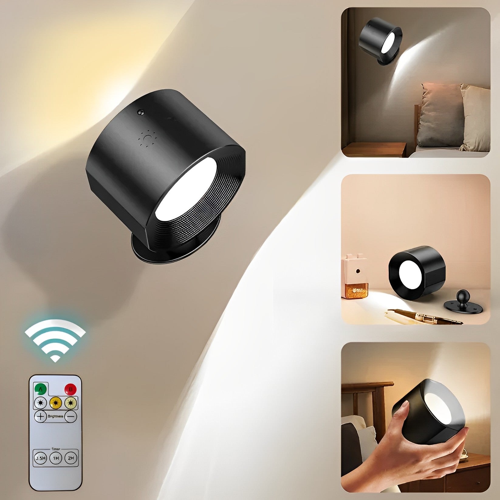 WIRELESS LED WALL LIGHT