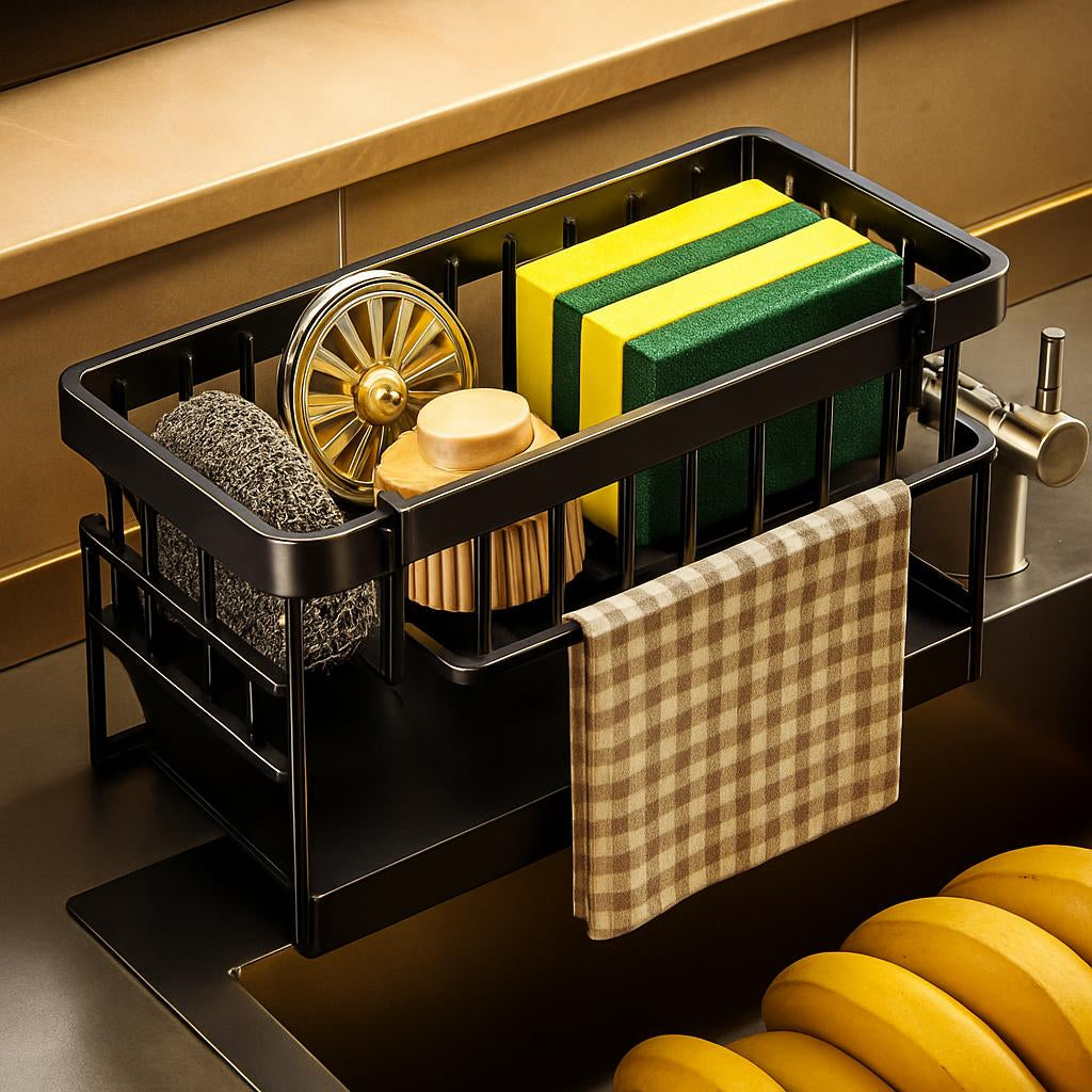 Organizer under Sink Sponge Holder Kitchen Accessories