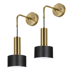 GLOWDROP WIRELESS WALL SCONCES (SET OF 2 + 2 BULBS FREE)