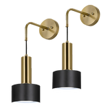 GLOWDROP WIRELESS WALL SCONCES (SET OF 2 + 2 BULBS FREE)